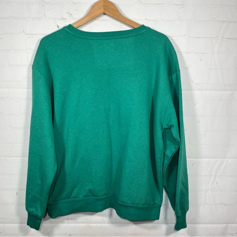 Nickelodeon SpongeBob Christmas Light Up Sweatshirt Womens Size XL Green - Picture 9 of 9